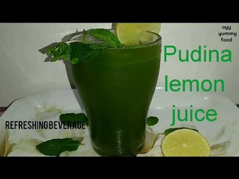 pudina-lemon-juice-recipe