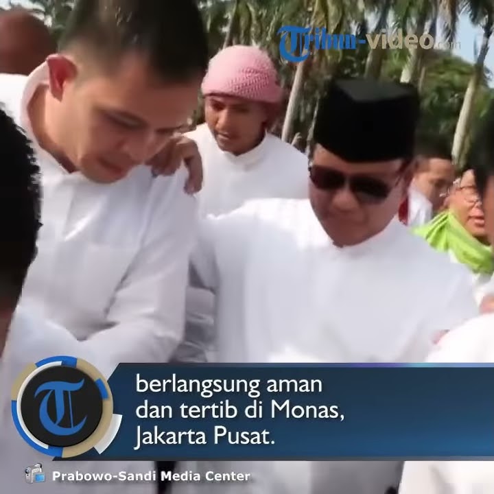 Ketika Prabowo Disambut Peserta Reuni 212