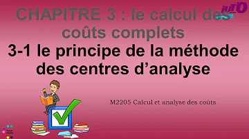 Quels types de charges sont retraitées dans les centres d'analyse