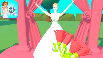 BRIDAL RUSH game MAX LEVELS 🌈👩🏻‍🦰💕 Gameplay All Levels Walkthrough iOS Android New Game Funny 3D lvl