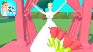 BRIDAL RUSH game MAX LEVELS 🌈👩🏻‍🦰💕 Gameplay All Levels Walkthrough iOS Android New Game Funny 3D lvl screenshot 2
