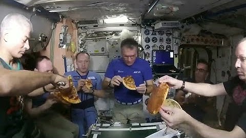 Pizza Party in International Space Station