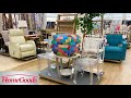 HOMEGOODS FURNITURE OTTOMANS ARMCHAIRS SOFAS COFFEE TABLES SHOP WITH ME SHOPPING STORE WALK THROUGH