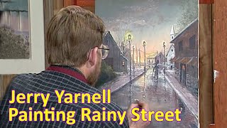 Painting a Rainy Street Scene | How to Create Reflections, Wet Pavement & Glow After the Rain