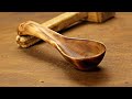 How to Make Spoon Using just Hand Tools | Woodworking Project