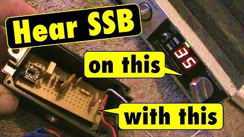Receiving SSB on a 27 MHz AM CB (A 455 kHz BFO)