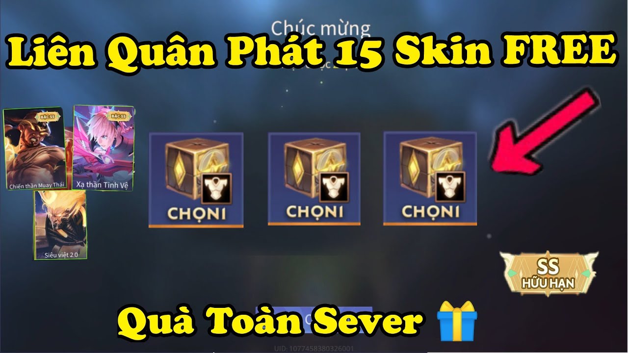 Liên Quân Chính Thức Phát FREE 15 Skin S+ Toàn Sever – Tổng Hợp Sự Kiện Mới Sắp Tới