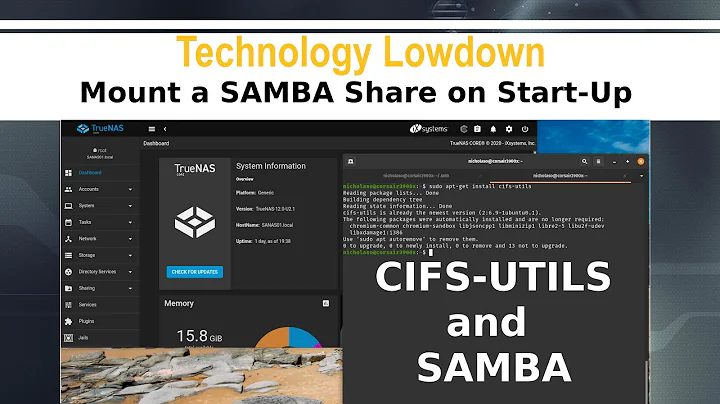 Mouting a Samba Share on Start-Up in Linux (FSTAB)