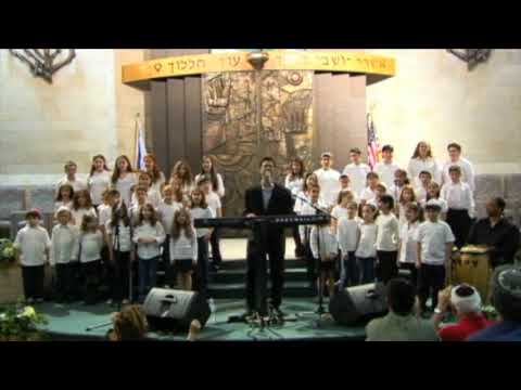 SAM GLASER SINGS LETTER IN THE TORAH WITH THE KIDS OF BETH TORAH OCTOBER 24, 2009