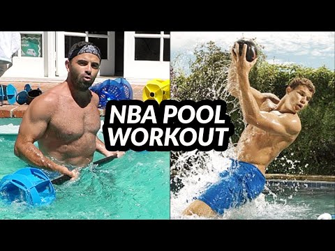 NBA ALL STAR POOL WORKOUT