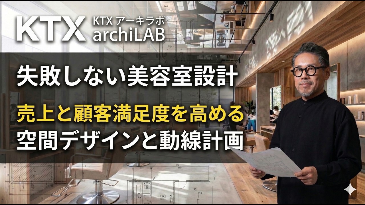 美容室設計の基本｜失敗しない店舗づくりと注意点について解説【KTX 