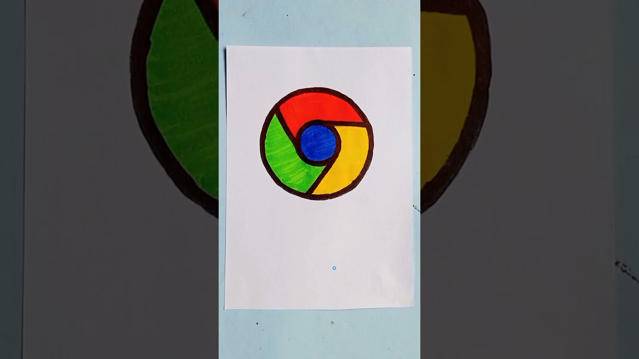 Chrome Logo Easy Drawing . Chrome Logo Kaise Banaye. 