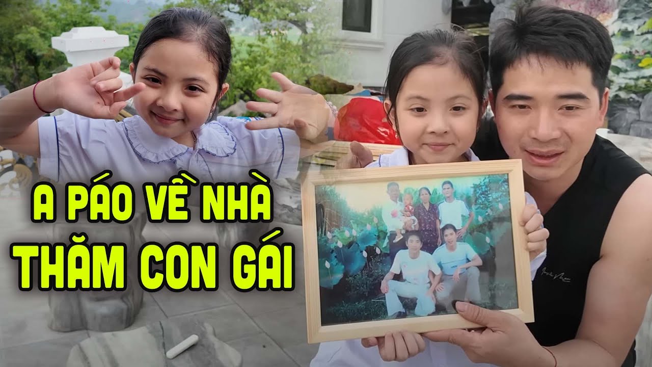 A PÁO Về Thăm Con Gái Cốm Và Nhận Quà Mẹ Dung Sài Gòn