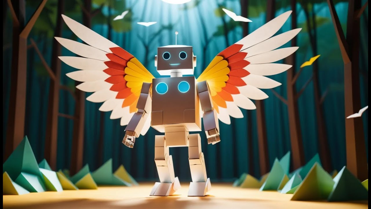 Roblox Paper Robot Found His Echo | Kids Songs & Nursery Rhymes