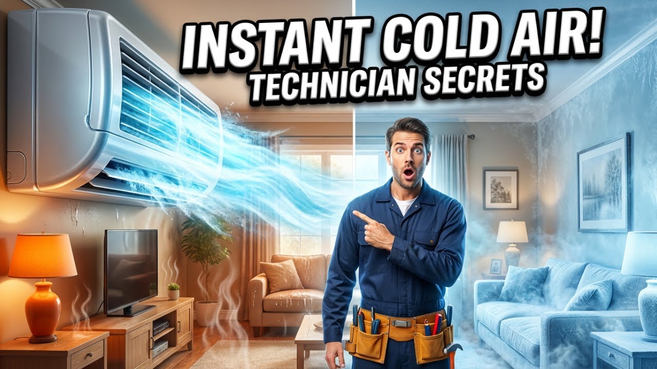 Как быстро повысить эффективность охлаждения кондиционера | Секретные приемы от техников!
