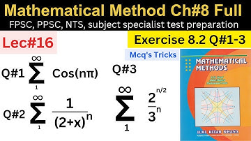 Exercise 8.2 Q#1_3 full mcqs tricks #mathematics #lectures #ppsc #nts #mathstricks #afnathe #PhD #af