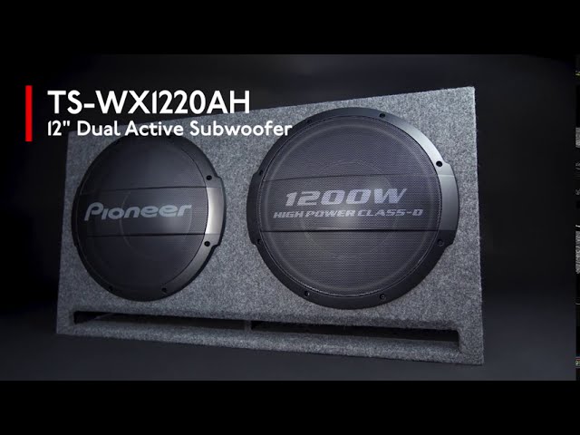 Pioneer TS-WX1220AH Dual 12 Inch Subwoofers System Overview - YouTube