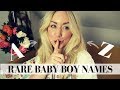 Rare Baby Boy Names A-Z with Meanings | SJ STRUM Baby Name Mondays