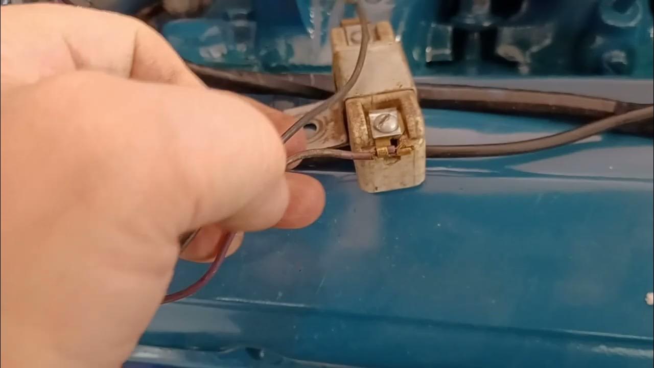 Installing HEI Distributor In 1959 Pontiac At 72 Years Of Age YouTube