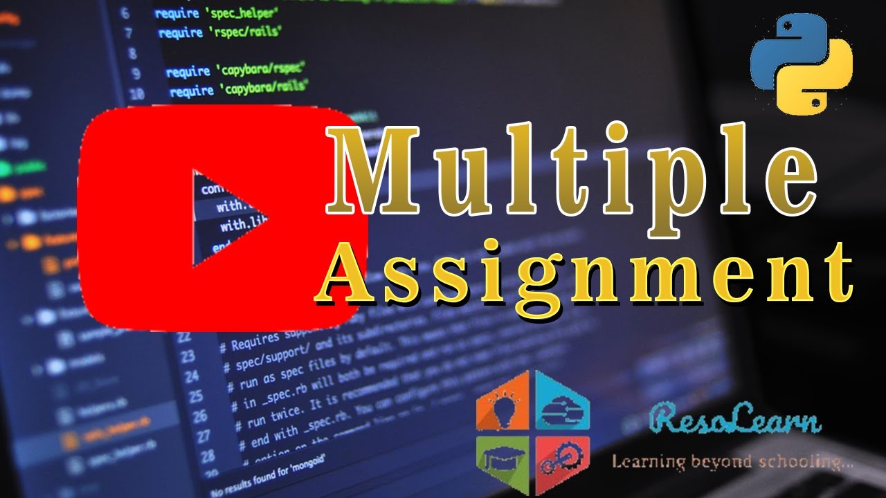 python multiple assignments