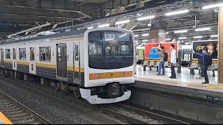 「さよなら205系」EF64-1030[新潟]牽引205系Y-3編成「いろは」ラストNN廃回大宮駅出発