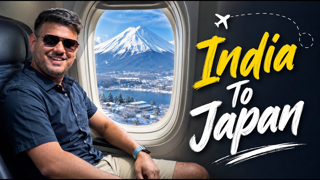 Travelling From Delhi, India To Japan For Cherry Blossom 🇯🇵😍 |Japan 2.0| #EP-1