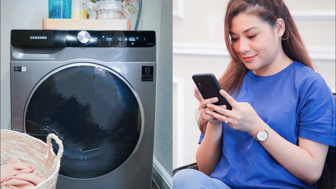 Front Load Washer Dryer AI Ecobubble™ by Samsung
