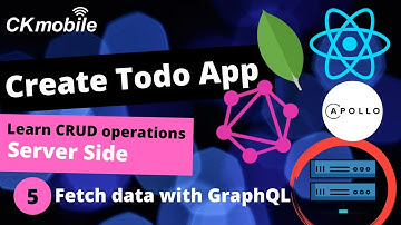 React, GraphQL, MongoDB and Apollo Server | Create a Todo App #5 Fetch data with graphql