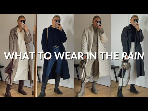 LOOK CHIC IN THE RAIN (practical Outfits For All Occasions)