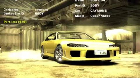 NFSMW Debug Menu