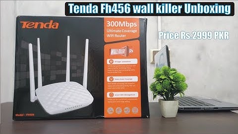 Tenda FH456 Wall killer wifi router unboxing - Tenda fh456 unboxing and Quick detailes
