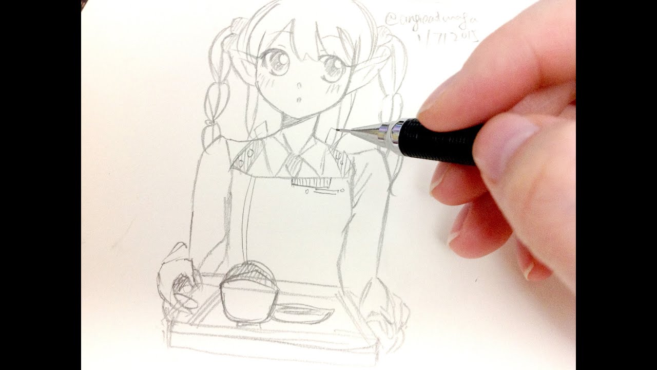 Drawing Anime Characters Easy Real Time