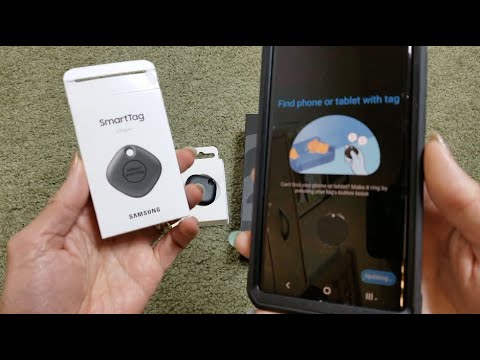 How To Setup Samsung Galaxy Smart Tag Bluetooth GPS Location Tracker KeyChain App!