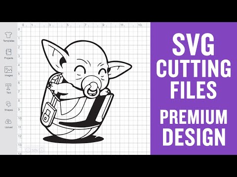 Baby Yoda Cricut Svg Cutting Files for Silhouette Premium cut SVG