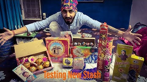 My Unique Diwali Crackers Stash | Testing 60 Shots..🔥