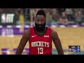 NBA 2K20 Season Mode Houston Rockets Vs Sacramento Kings Xbox One HD 1080p60FPS 