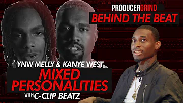 The Making of YNW Melly Ft. Kanye West "Mixed Personalities" w/ C-Clip Beatz