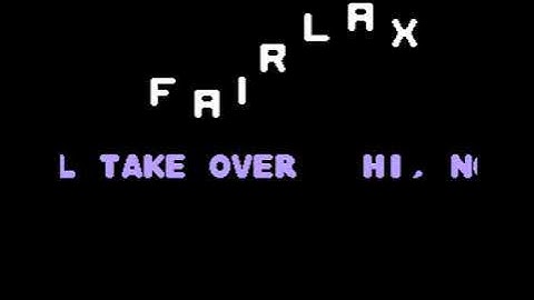 One File Demo: Game Over Music by Fairlight,Relax! 1987