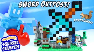 Lego Minecraft The Sword Outpost Build Review 2023