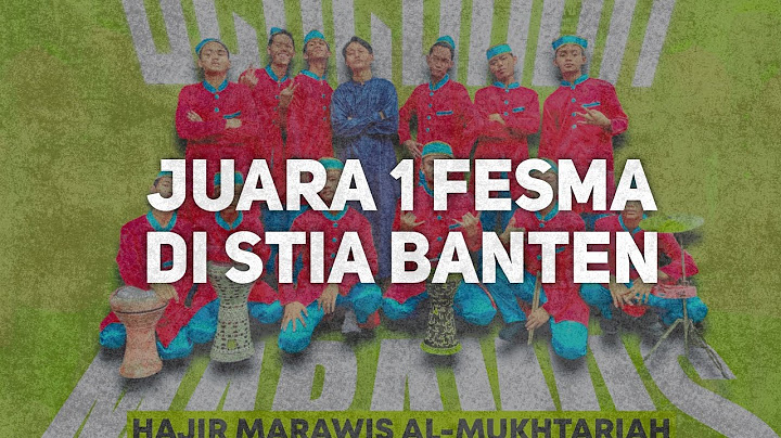Juara 1 Lomba Marawis di STIA BANTEN Bulan Ramadhan 1446