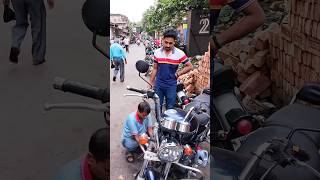 Thunderbird Servicing #youtubeshorts #kolkata #wellington #bike