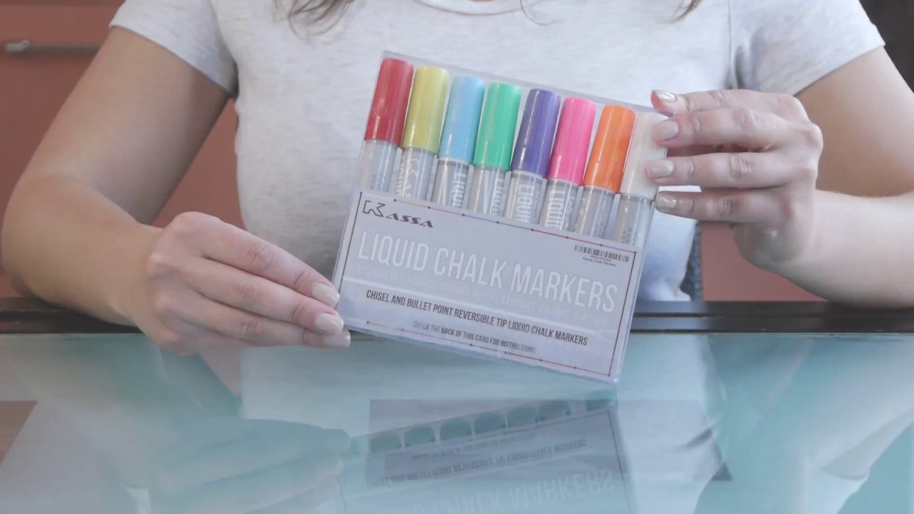 How to use Kassa Liquid Chalk Markers YouTube