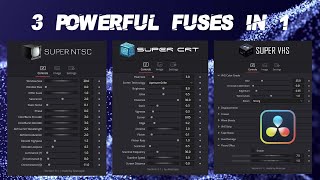 SuperRetro Effect Plugins for Davinci Resolve | 3 in 1 Bundle