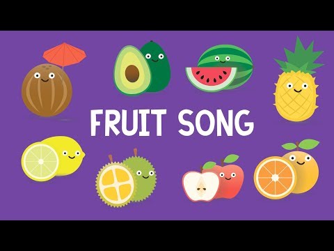 Fruit Song (Fun & Educational Learning Flash Card Video)