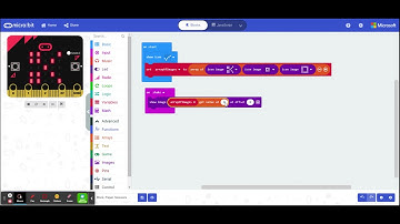 Micro bit- Rock Paper, scissors   (Arrays)