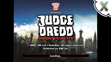 Judge Dredd: Dredd vs. Death (In-Game, but Glitchy) | Cxbx-Reloaded Microsoft XBOX Emulator