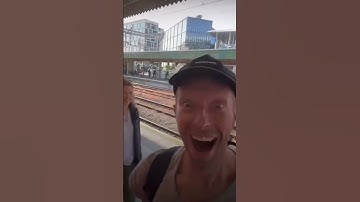 Thumbnail of Chris Martin Takes the Train to his Own Concert 🤩