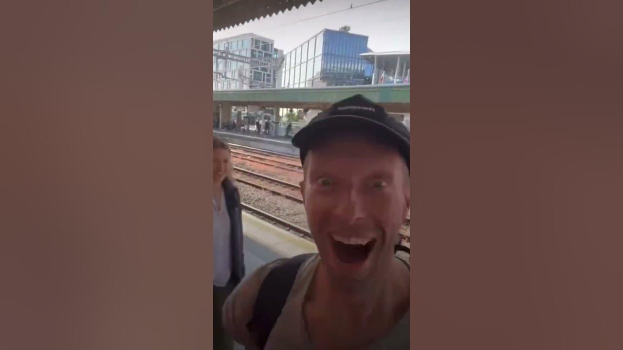 Chris Martin Takes the Train to his Own Concert π€© Chris Martin Takes the Train to his Own Concert π€©