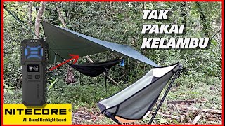 Hammock Tepi Pantai Tanpa Kelambu Untuk Test NITECORE EMR10 Electronic Multipurpose Repeller