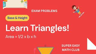 Area of Triangles EXAM PROBLEMS + Answers | KS2 SAT GCSE Math Practice